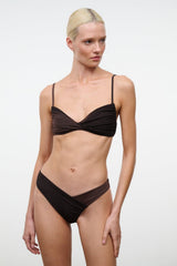 La Mer Bikini Top | Espresso Dark Chocolate