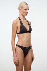 Irina Bikini Top | Espresso Studs