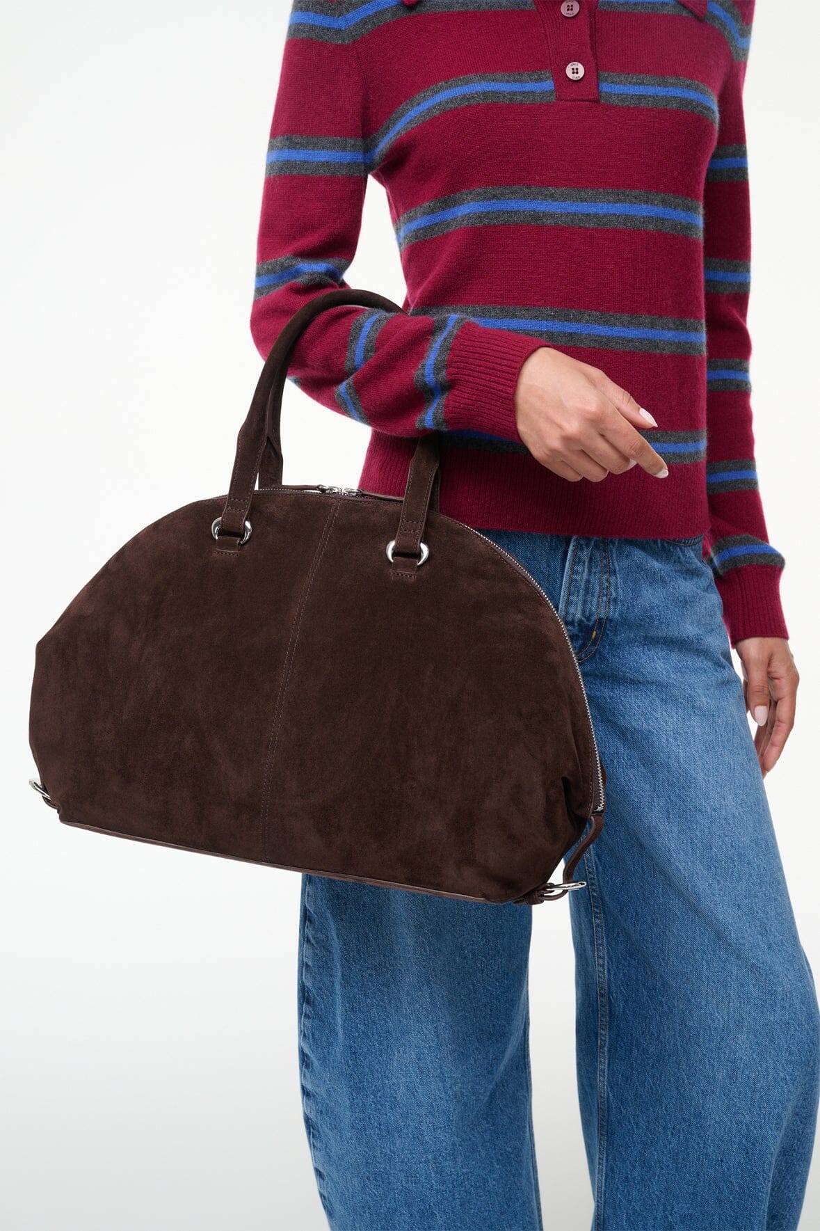 Hester Satchel | Espresso Suede