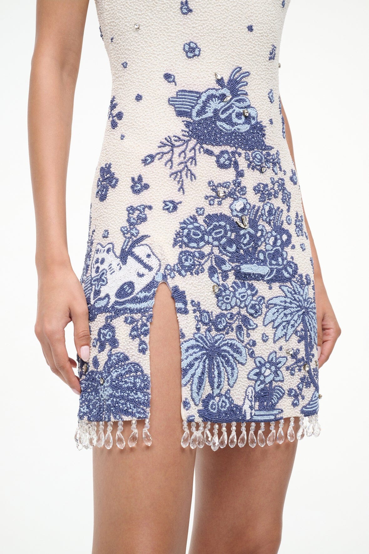 Le Sable Dress | Blue Toile