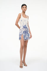 Le Sable Dress | Blue Toile