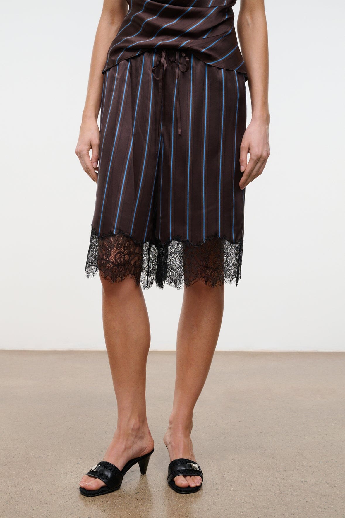 Verano Silk Short | Redondo Stripe