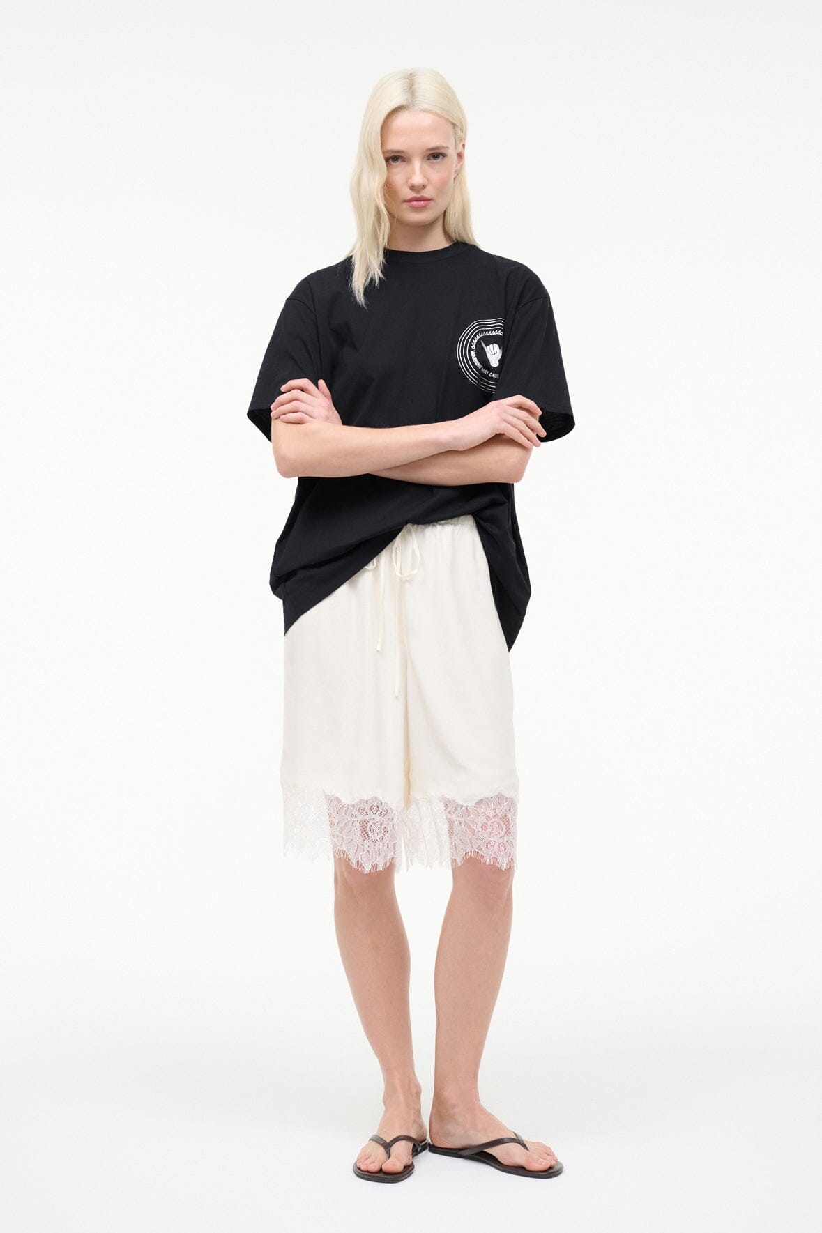 Verano Silk Short | White