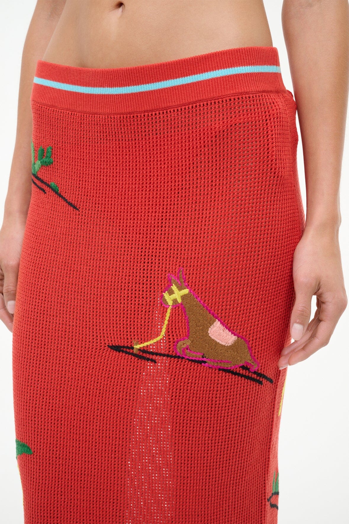 Levante Coverup Skirt | Riviera Flame