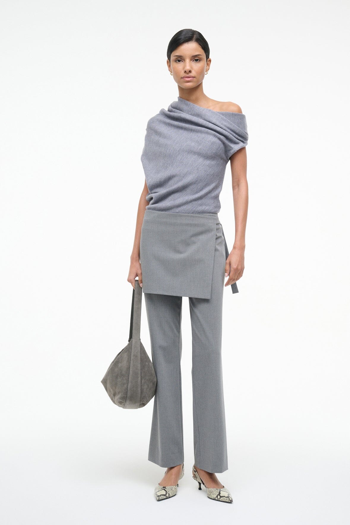 MABEL SWEATER | HEATHER GREY
