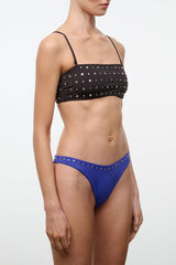 Dana Bikini Bottom | Cobalt Studs