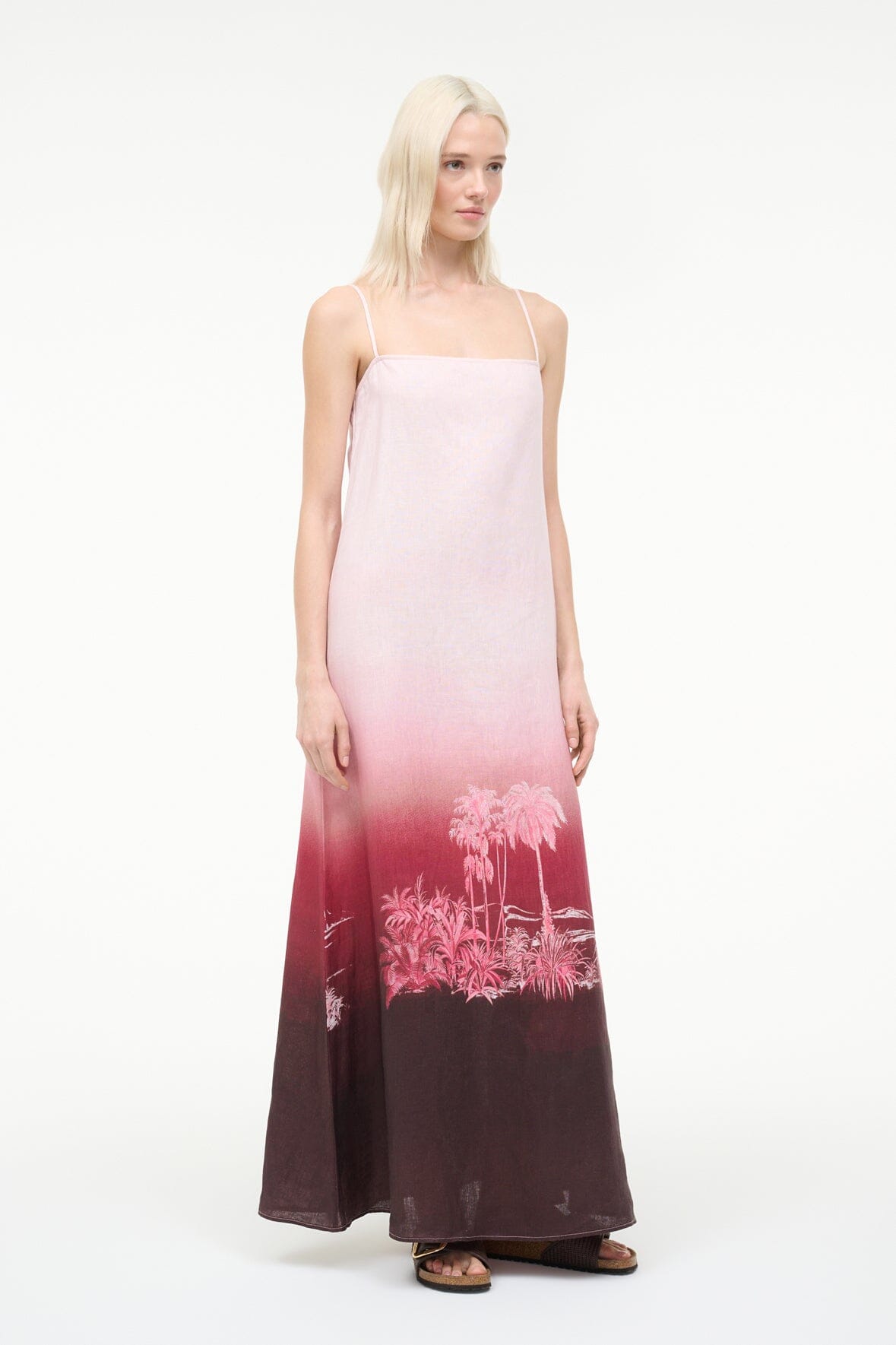 Laura Linen Dress | California Clouds