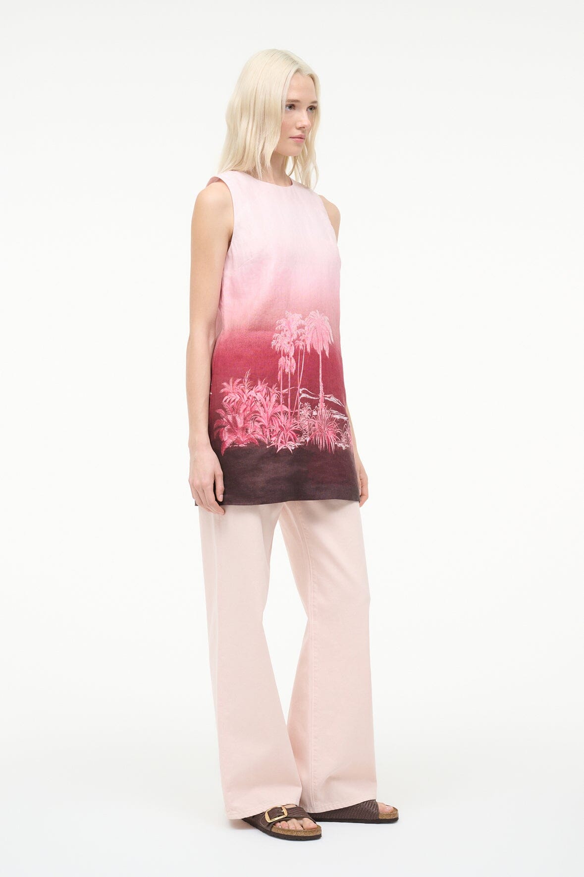Brea Linen Dress | California Clouds