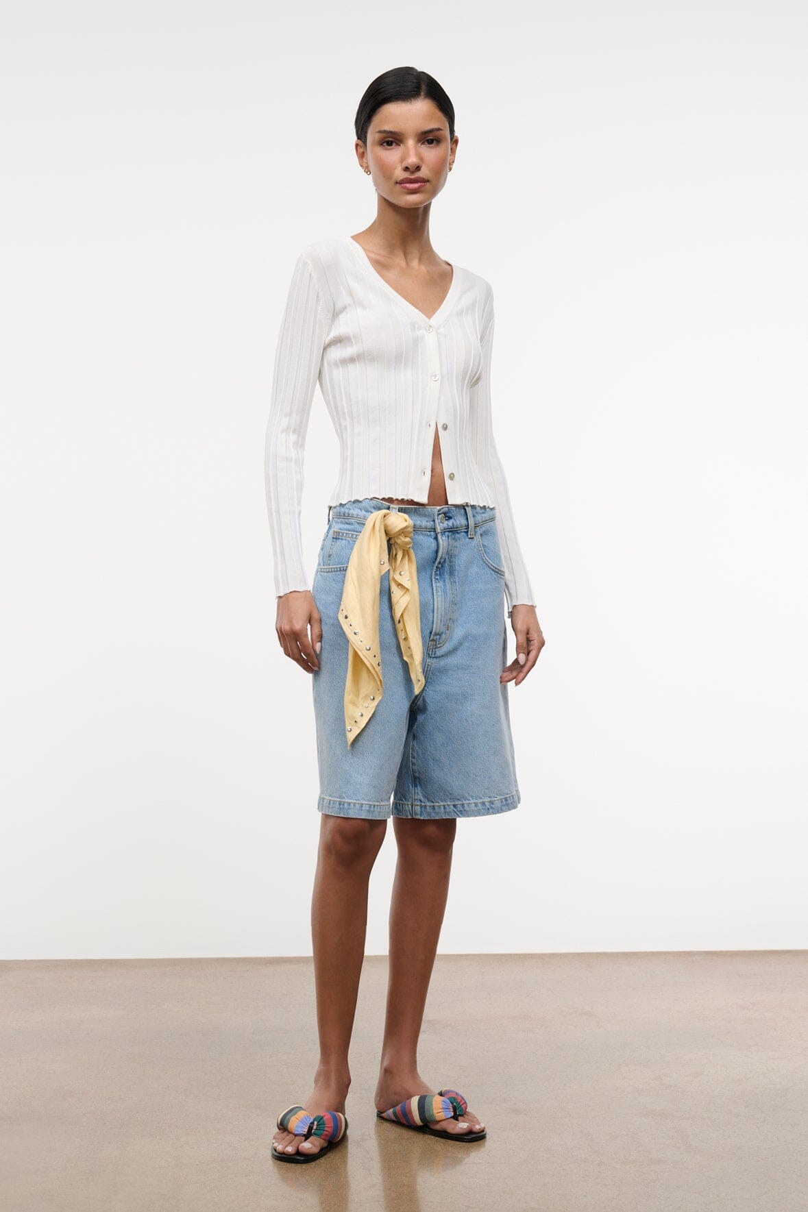 Juno Thong Sandal | Artist Stripe