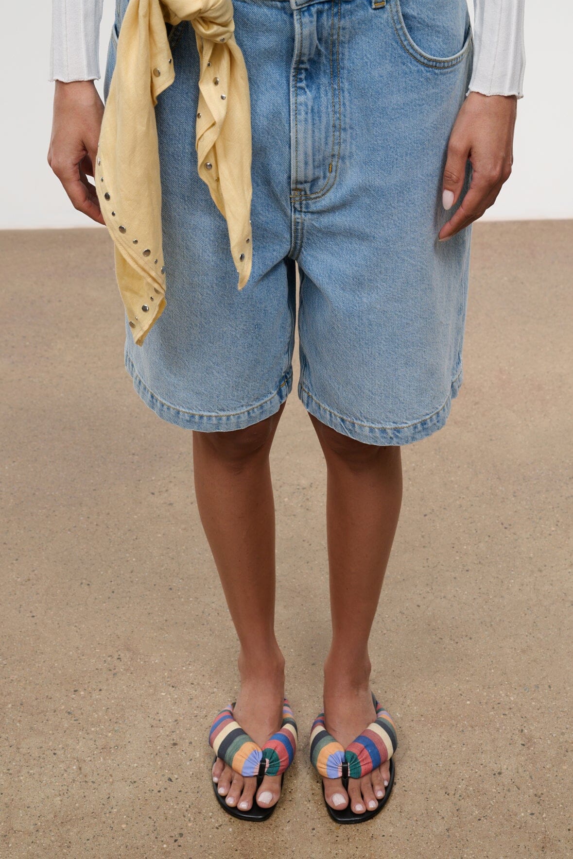 Juno Thong Sandal | Artist Stripe