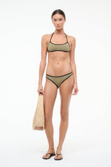 Koko Bikini Top | Thyme Black