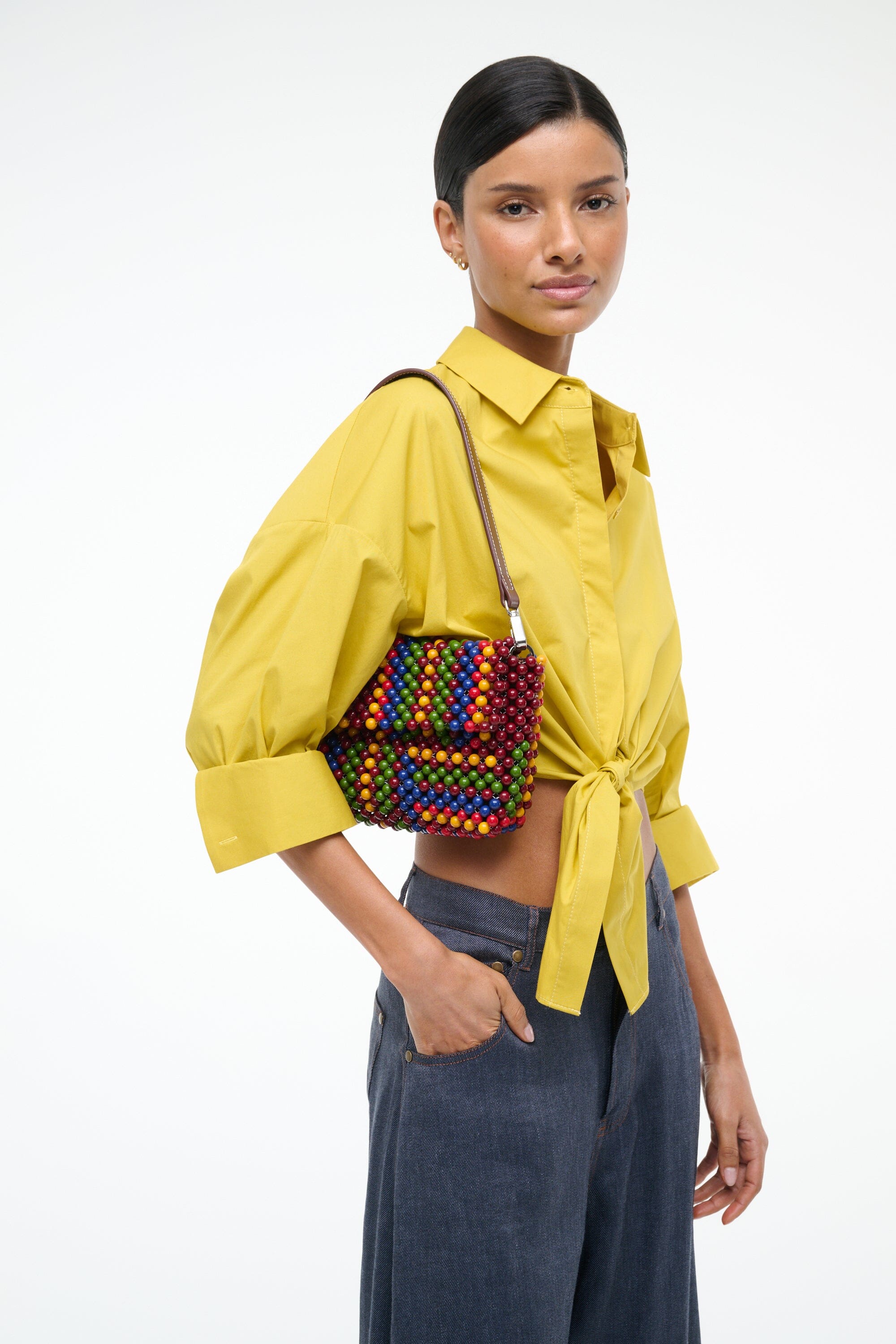 Timmy Shoulder Bag | Jungle Stripe