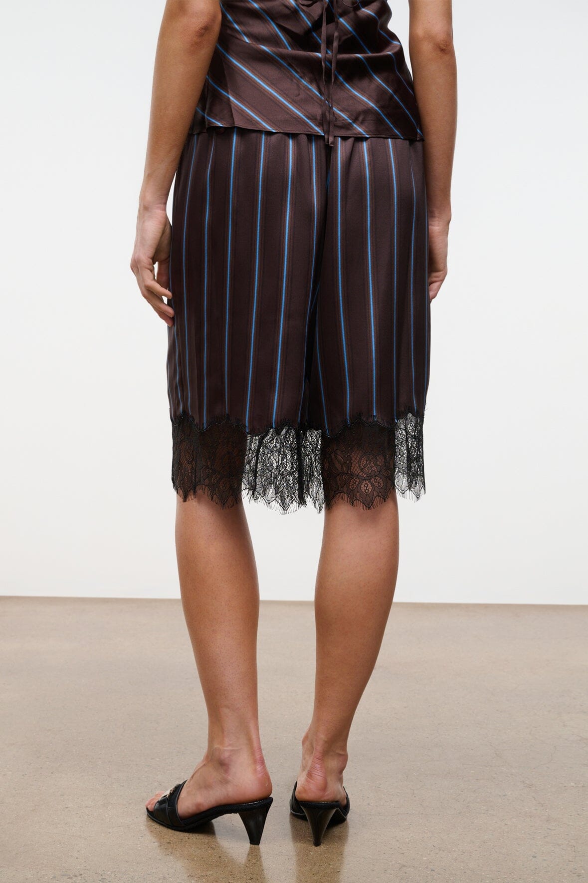 Verano Silk Short | Redondo Stripe