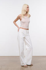 Gus Relaxed Jean | White