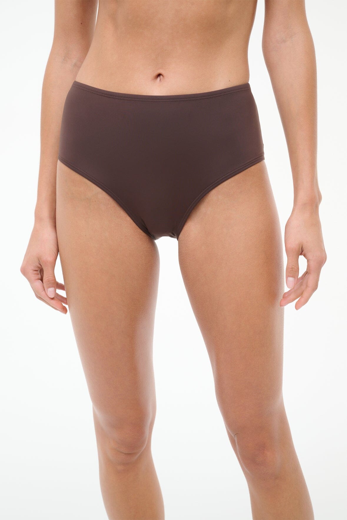 Devon High - Rise Bikini Bottom | Dark Chocolate
