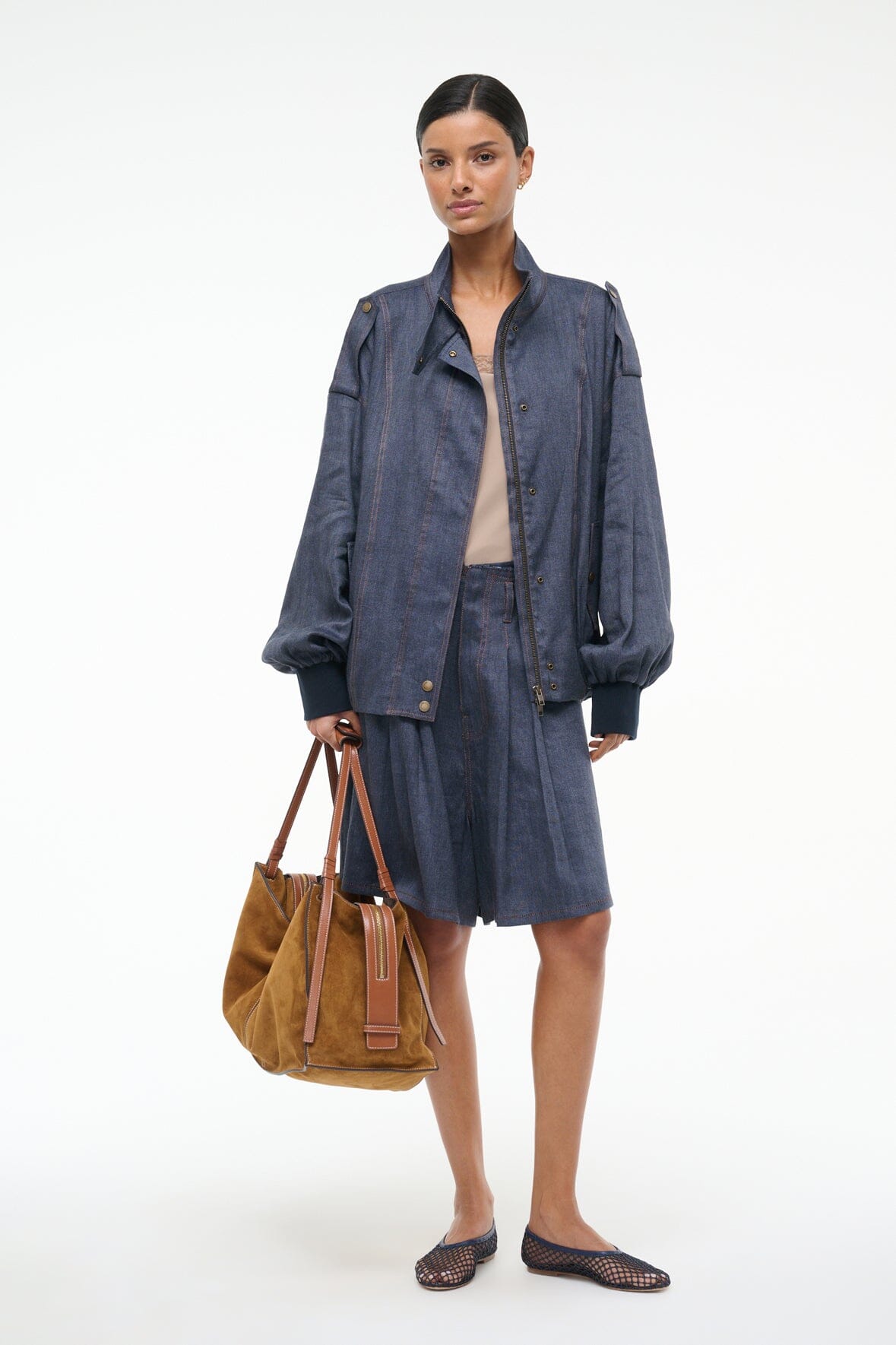 Simone Jacket | Chambray