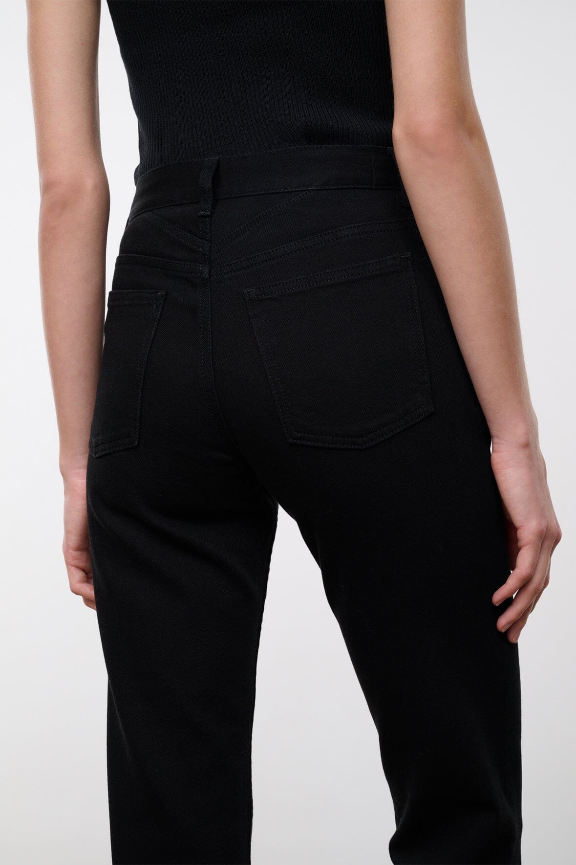Teddy Straight Jean | Black