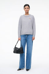 CUSTOM Kmsumu x C.BONZ SERRANO CASHMERE SWEATER | HEATHER GREY