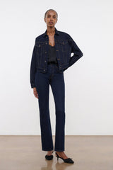 Glen Denim Jacket | Indigo