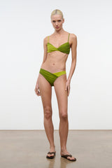 Emsley Bikini Bottom | Citron Pesto