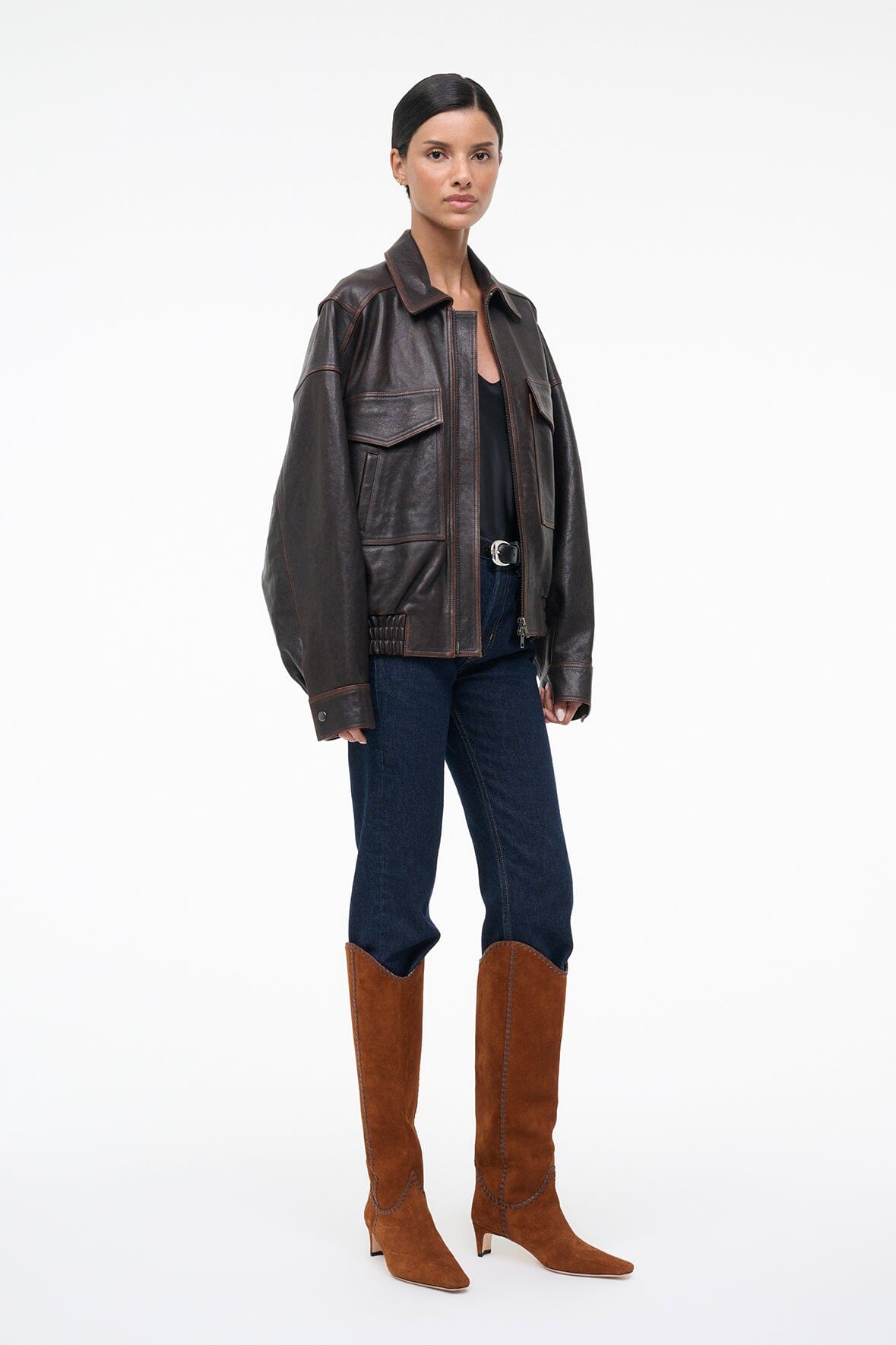 Western Wally Boot | Tabac Suede Espresso
