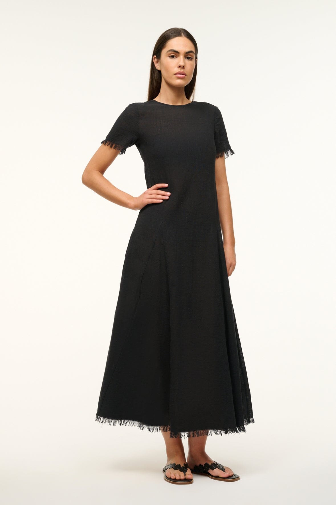 Le Havre Coverup Dress | Black