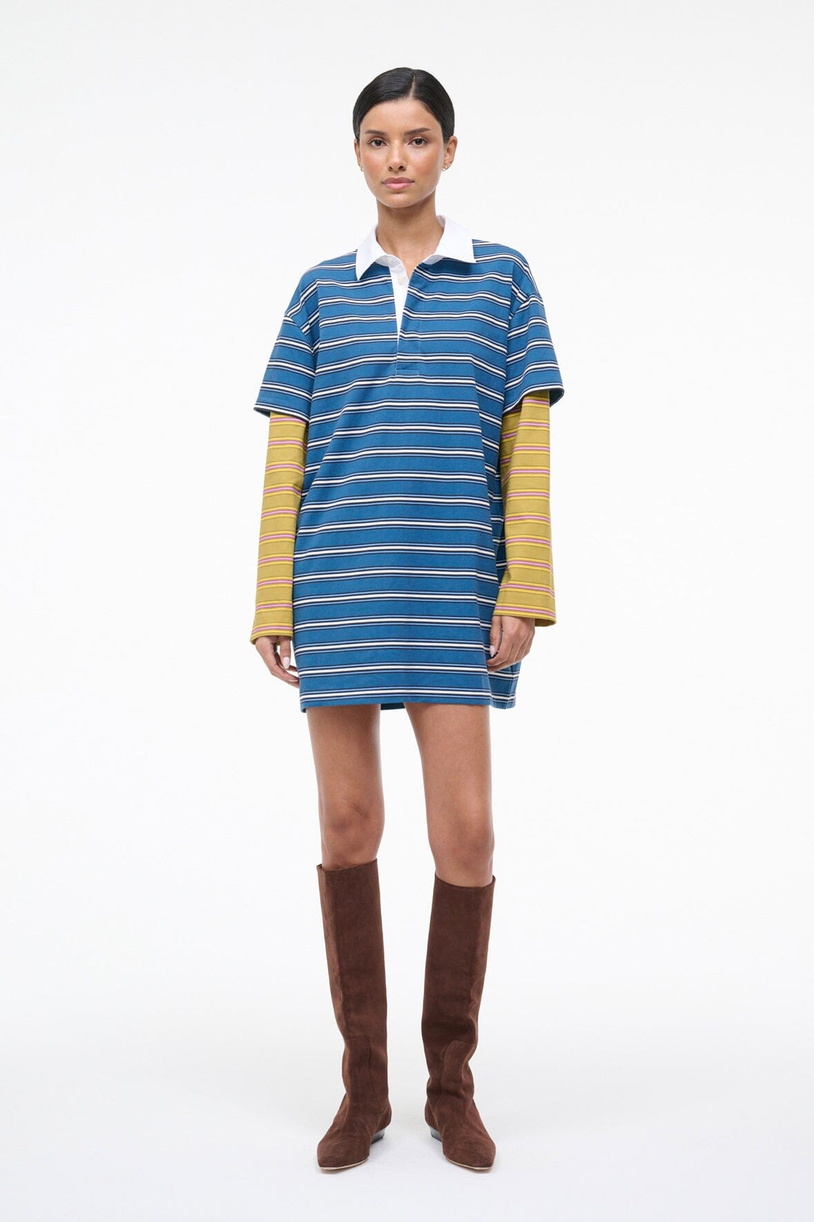 Ivar Dress | Chartreuse Stripe Nautic Stripe