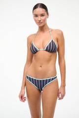 Lido Triangle Bikini Top | Redondo Stripe