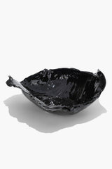 Wavy Bowl | Black Glaze