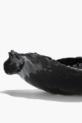 Wavy Bowl | Black Glaze