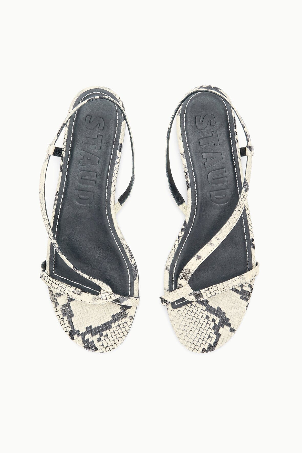 Louden Sandal | White Snake