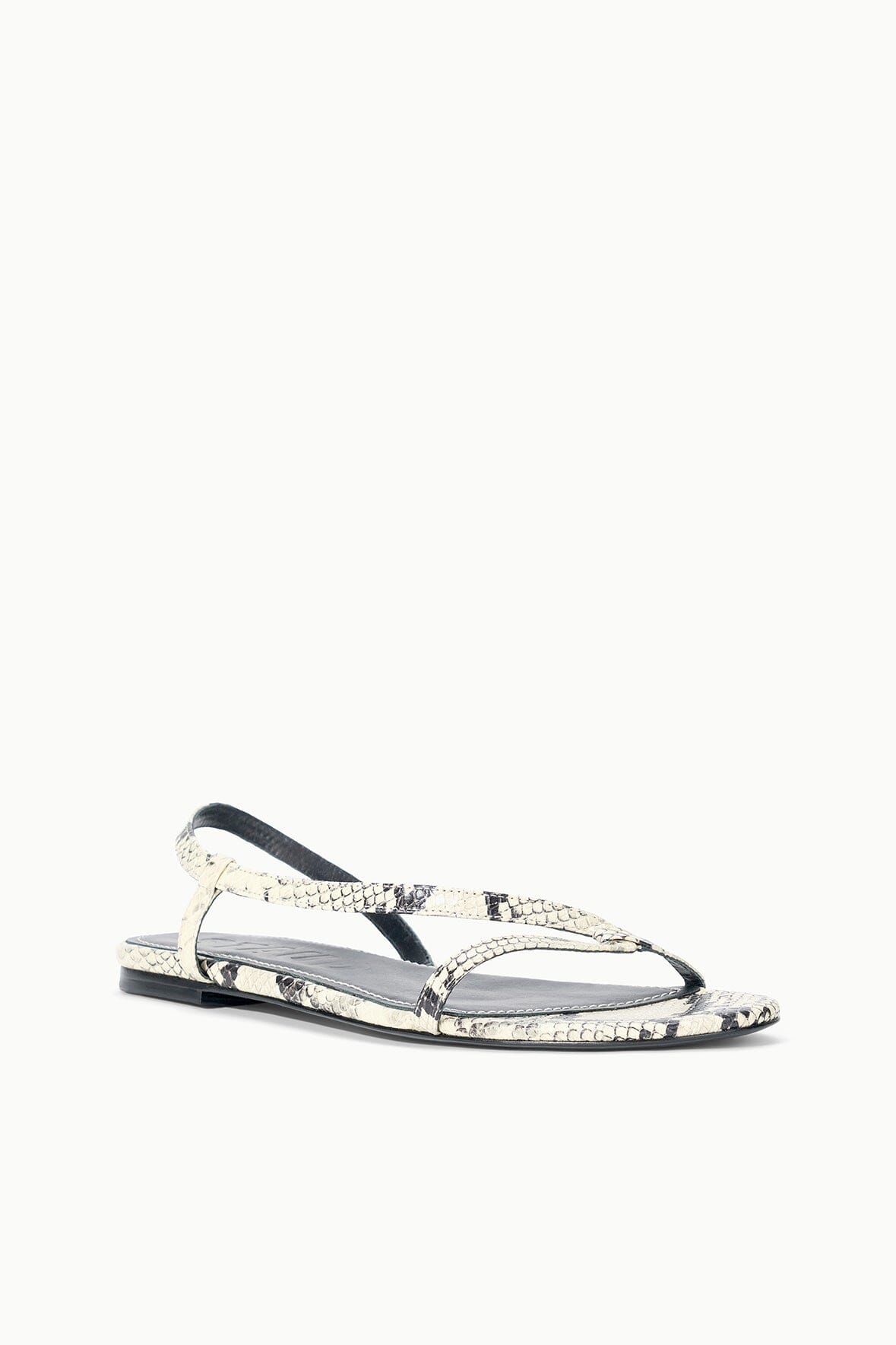 Louden Sandal | White Snake