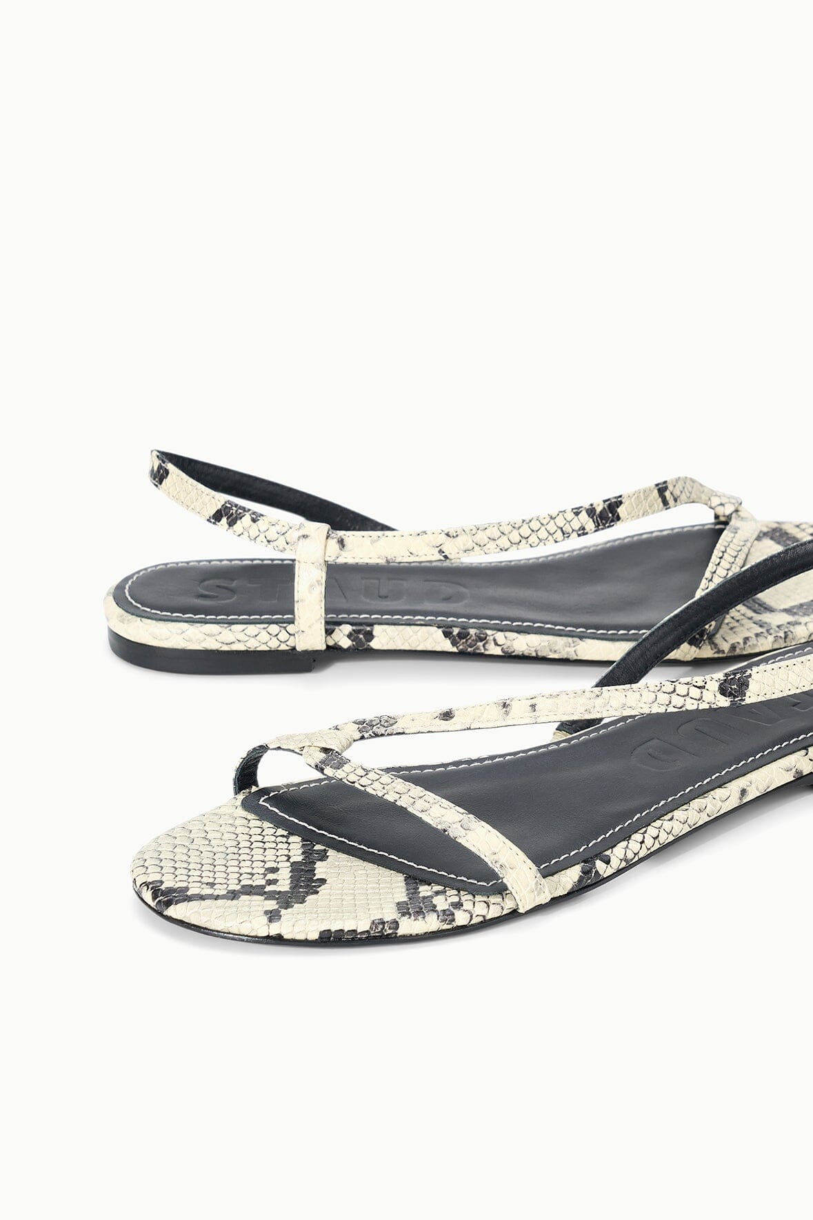 Louden Sandal | White Snake