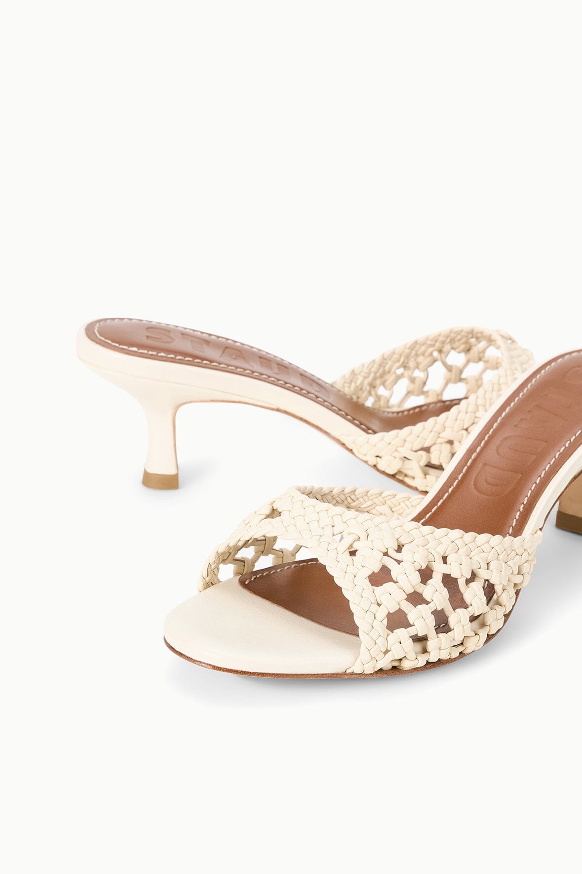 Brigitte Mule | Cream Woven