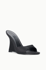 Brigitte High Wedge Sandal | Black