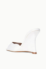 Brigitte High Wedge Sandal | Ivory