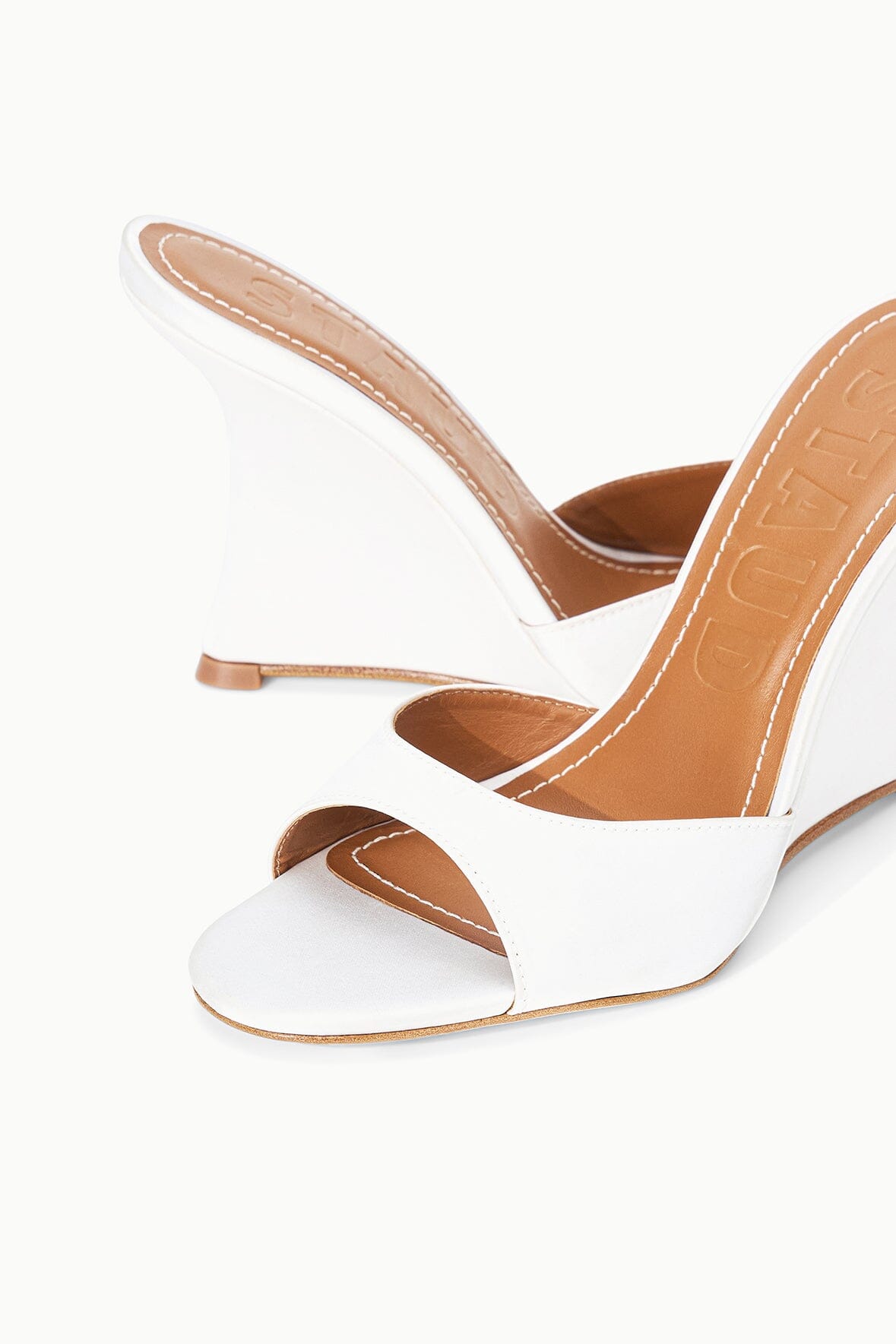 Brigitte High Wedge Sandal | Ivory