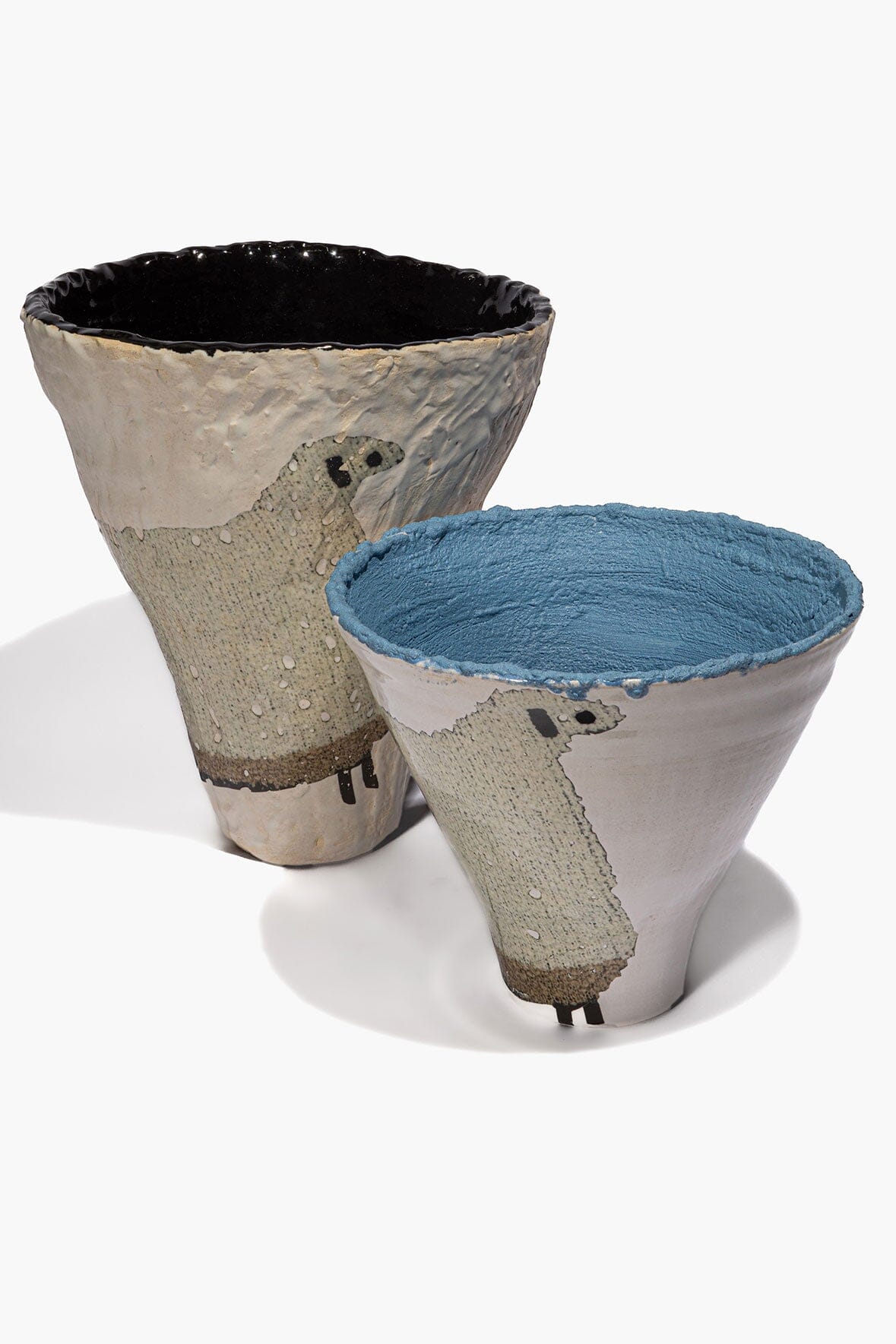 Ceramic Sheep Vase | Cone