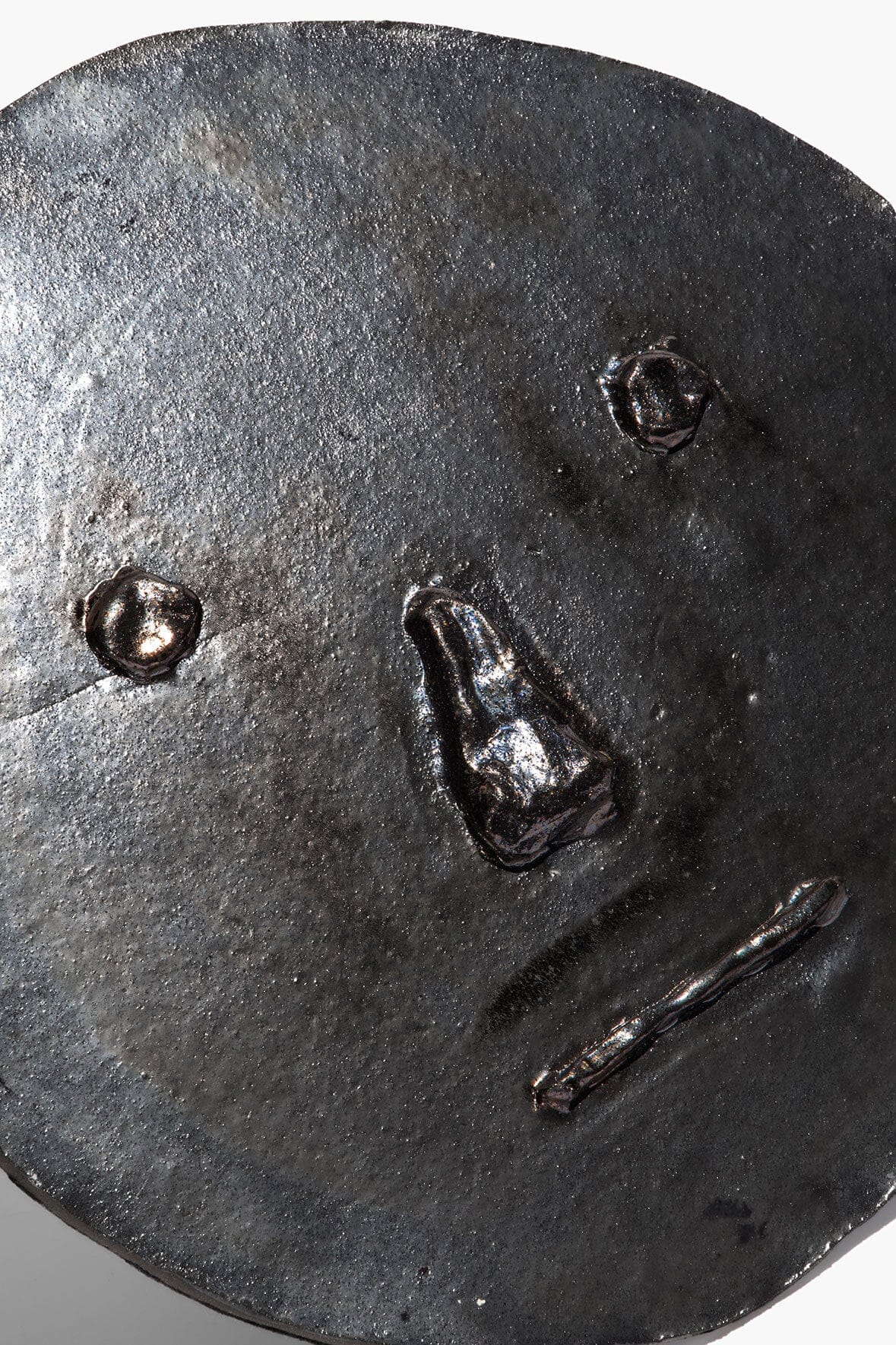 Constantin Ceramic Face | Burnt Black Glaze
