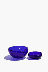 Vintage Glass Bowls | Blue