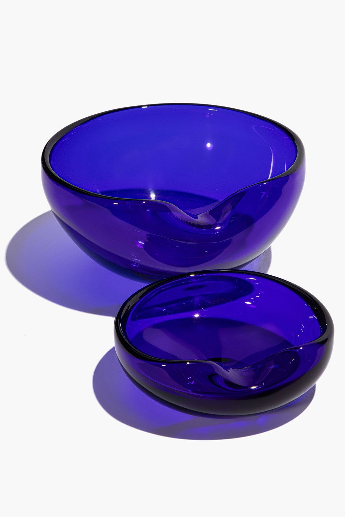 Vintage Glass Bowls | Blue