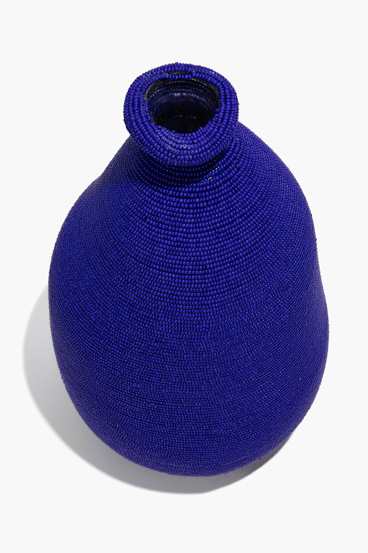Hand - Beaded Vase | Blue