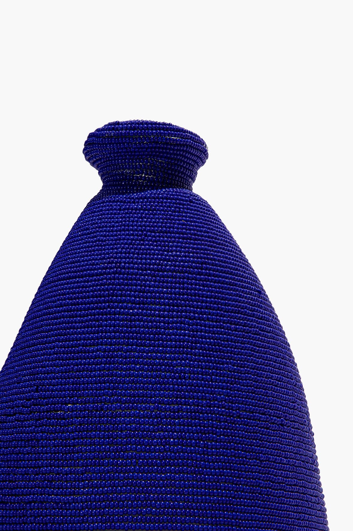 Hand - Beaded Vase | Blue