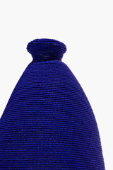 Hand - Beaded Vase | Blue