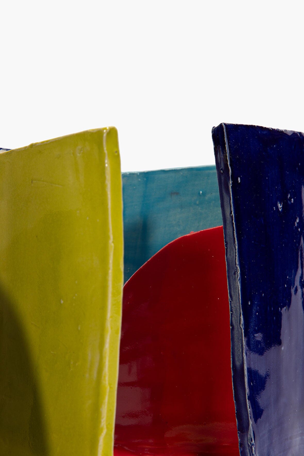 Ceramic Bookends | Rainbow Glaze