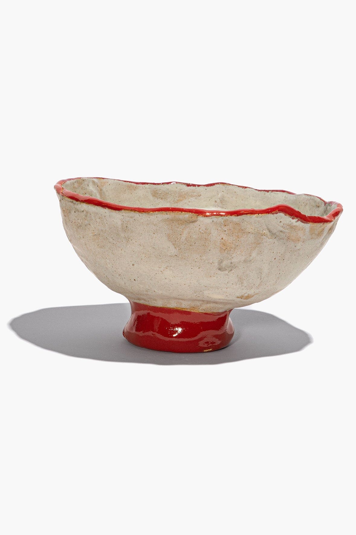 Ceramic Mushroom Candle | Natural Red
