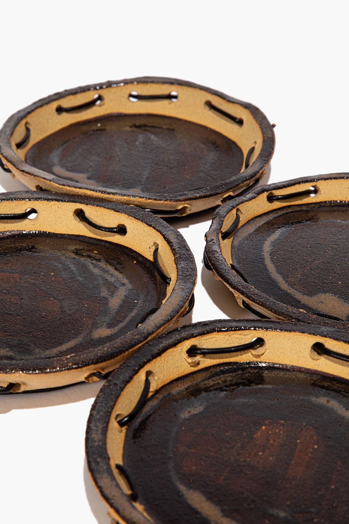 Coaster Set | Ceramic Leather