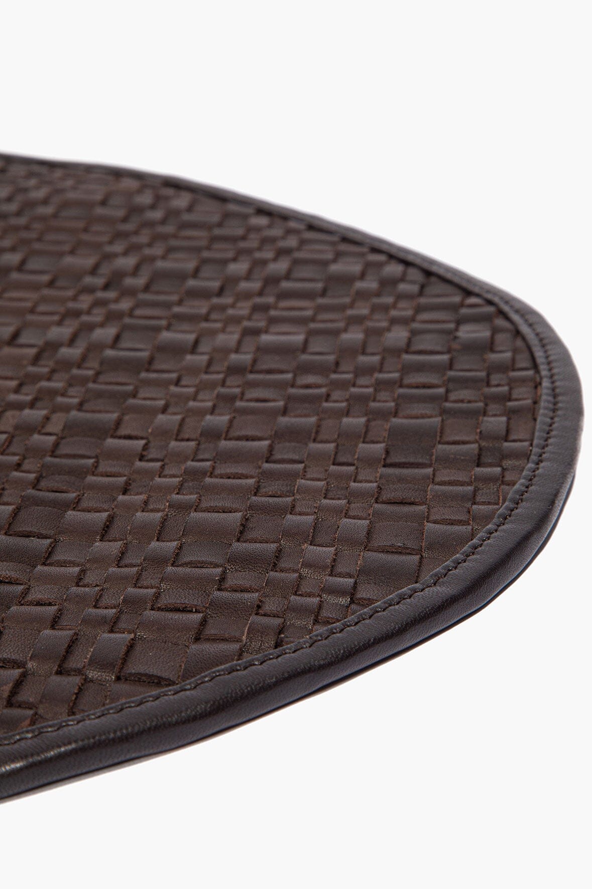 Gentry Leather Placemat | Espresso