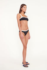 Gemma Bikini Bottom | Black White