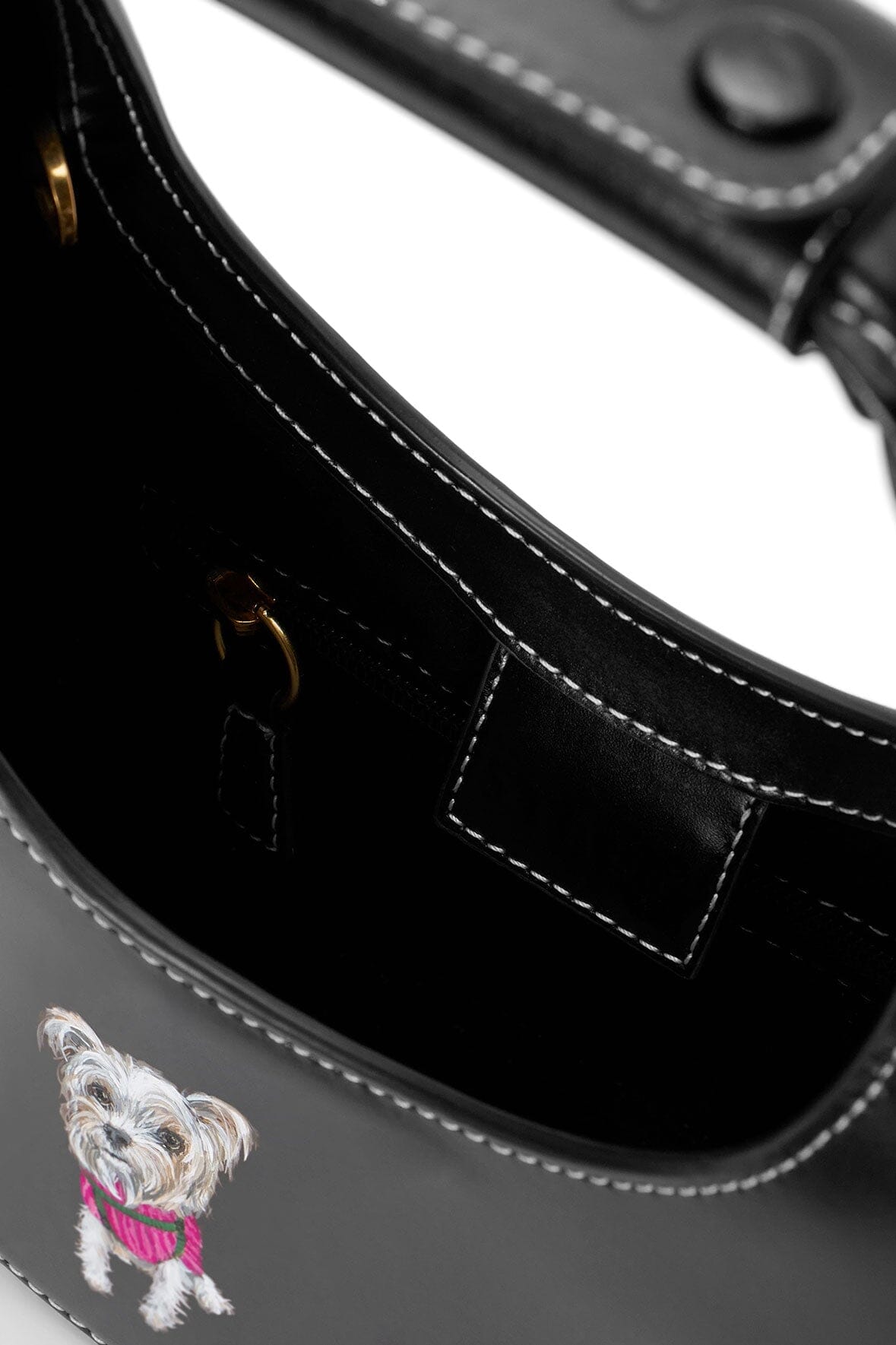 Custom Mini Moon Bag | Black